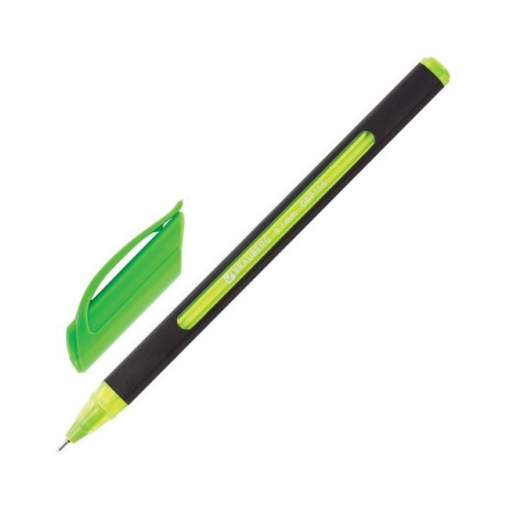 Ручка шариковая масляная BRAUBERG Extra Glide Soft Color, СИНЯЯ, узел 0,7 мм, линия письма 0,35 мм, OBP156, (24 шт.) - фото 5