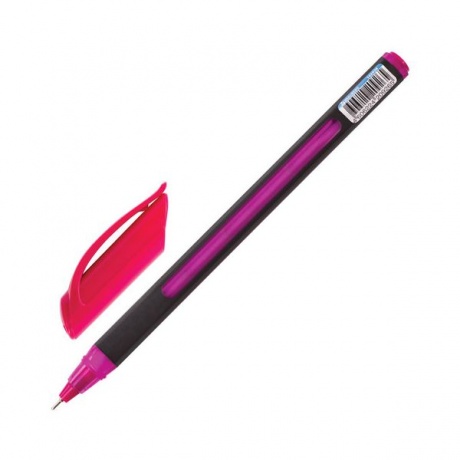 Ручка шариковая масляная BRAUBERG Extra Glide Soft Color, СИНЯЯ, узел 0,7 мм, линия письма 0,35 мм, OBP156, (24 шт.) - фото 6