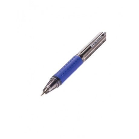 Ручка шариковая масляная BRAUBERG Black Tone, СИНЯЯ, корпус тонированный, узел 0,7 мм, линия письма 0,35 мм, OBP223, (24 шт.) - фото 4