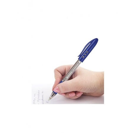 Ручка шариковая масляная BRAUBERG Black Tone, СИНЯЯ, корпус тонированный, узел 0,7 мм, линия письма 0,35 мм, OBP223, (24 шт.) - фото 8