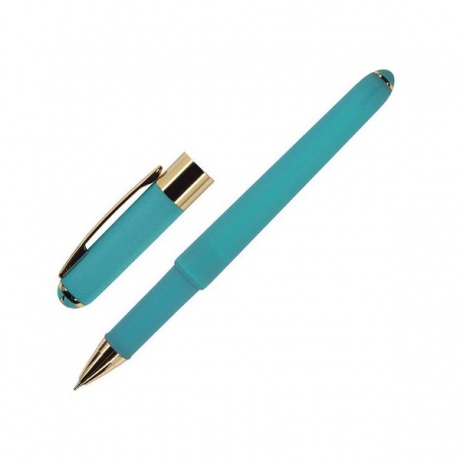 Ручка шариковая BRUNO VISCONTI Monaco, корпус морская волна, узел 0,5 мм, линия 0,3 мм, синяя, 20-0125/24 - фото 1