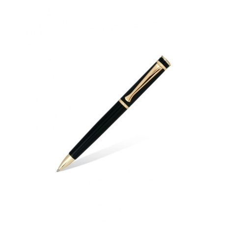 Ручка бизнес-класса шариковая BRAUBERG Perfect Black, корпус черный, узел 1 мм, линия письма 0,7 мм, синяя, 141416 - фото 2