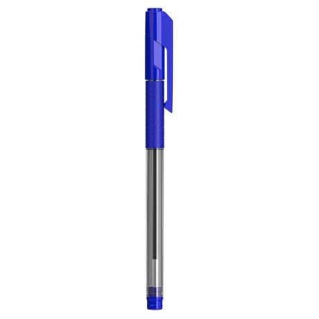 Ручка шариковая Deli Arrow EQ01730 синяя, корпус прозрачный/синий - фото 2