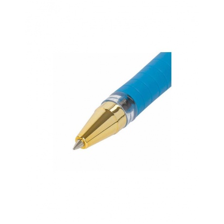Ручка шариковая масляная с грипом BRAUBERG Model-XL GLD, СИНЯЯ, узел 0,5 мм, линия 0,25 мм (24 шт.)  - фото 4