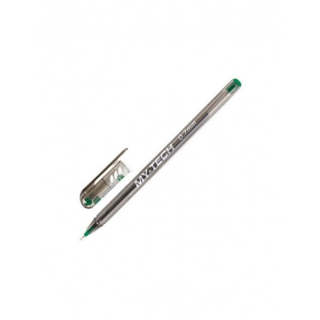 Ручка шариковая масляная PENSAN My-Tech, ЗЕЛЕНАЯ, игольчатый узел 0,7мм, линия 0,35мм, 2240/25 (25 шт.)  - фото 1