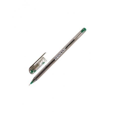 Ручка шариковая масляная PENSAN My-Tech, ЗЕЛЕНАЯ, игольчатый узел 0,7мм, линия 0,35мм, 2240/25 (25 шт.)  - фото 2