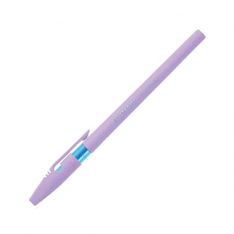 Ручка шариковая STABILO Liner Pastel, СИНЯЯ, корпус лавандовый, узел 0,7мм, линия 0,3мм, 808FP1041-6 (20 шт.)  - фото 3