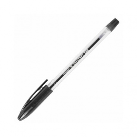Ручка шариковая масляная BRAUBERG Model-M ORIGINAL, ЧЕРНАЯ, узел 0,7мм, линия письма 0,35 мм, 143251 (24 шт.)  - фото 3