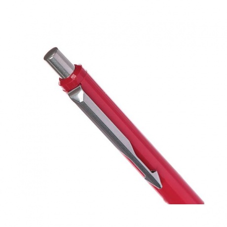 Ручка шариковая PARKER Vector Standard Red CT, корпус красный, детали нерж. сталь, синяя,2025453 - фото 4