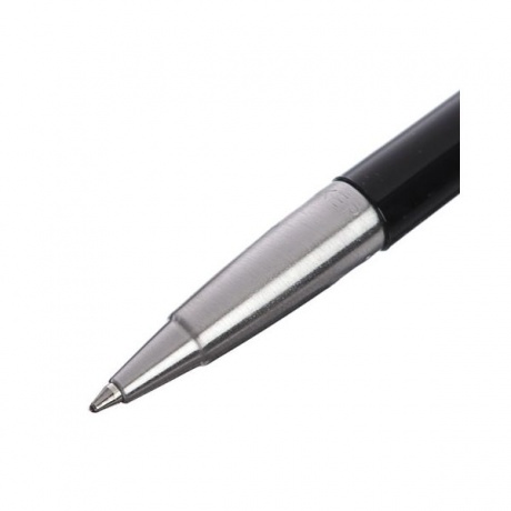 Ручка шариковая PARKER Vector Standard Black CT, корпус черный, детали нерж. сталь, синяя, 2025442 - фото 3