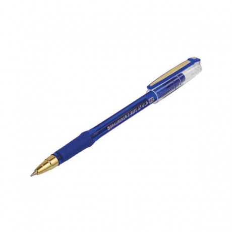 Ручка шариковая Brauberg i-Rite GT GLD 0,7 мм (143302) корпус Toned Blue, стержень Blue (24 шт/уп) - фото 5