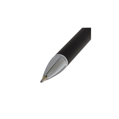 Ручка бизнес-класса шариковая BRAUBERG Allegro, СИНЯЯ, корпус черный с хромированными деталями, линия письма 0,5 мм, 143491 - фото 4