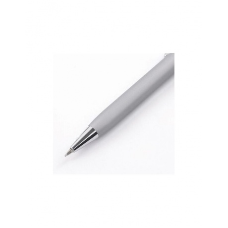 Ручка бизнес-класса шариковая BRAUBERG Vocale, СИНЯЯ, корпус серебристый с хромированными деталями, линия письма 0,5 мм, 143490 - фото 4
