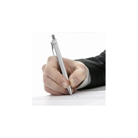 Ручка бизнес-класса шариковая BRAUBERG Vocale, СИНЯЯ, корпус серебристый с хромированными деталями, линия письма 0,5 мм, 143490 - фото 8