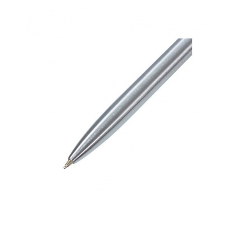 Ручка бизнес-класса шариковая BRAUBERG Brioso, СИНЯЯ, корпус серебристый с золотистыми деталями, линия письма 0,5 мм, 143463 - фото 4