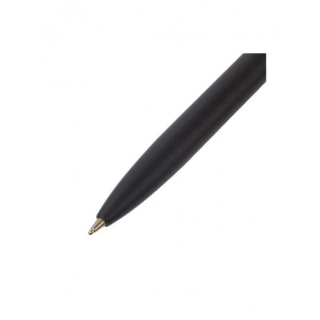 Ручка бизнес-класса шариковая BRAUBERG Brioso, СИНЯЯ, корпус черный с золотистыми деталями, линия письма 0,5 мм, 143466 - фото 3