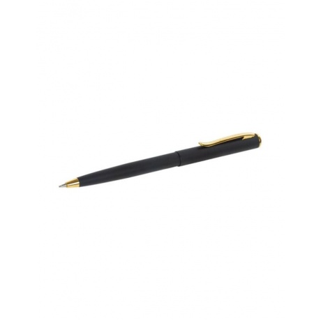 Ручка бизнес-класса шариковая BRAUBERG Maestro, СИНЯЯ, корпус черный с золотистым, линия письма 0,5 мм, 143470 - фото 3