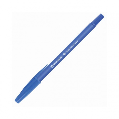 Ручка шариковая Brauberg Capital-X (BP253) синяя, корпус синий (50 шт. в уп-ке) - фото 3