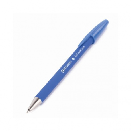 Ручка шариковая Brauberg Capital-X (BP253) синяя, корпус синий (50 шт. в уп-ке) - фото 6