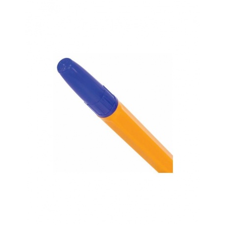 Ручка шариковая BRAUBERG &quot;ORANGE Line&quot;, СИНЯЯ, корпус оранжевый, узел 1 мм, линия письма 0,5 мм, 143331 (100 шт.) - фото 5