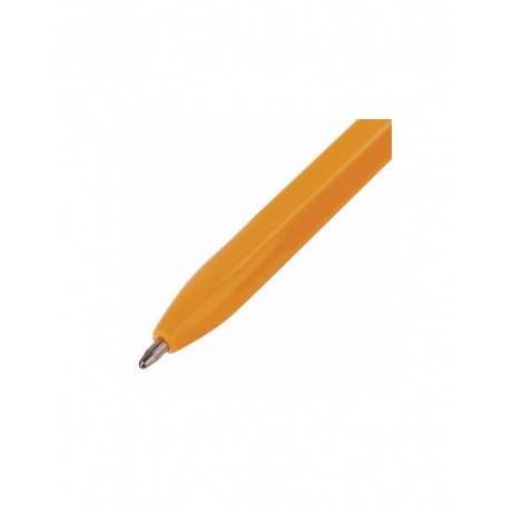Ручка шариковая STAFF &quot;ORANGE C-51&quot;, СИНЯЯ, корпус оранжевый, узел 1 мм, линия письма 0,5 мм, 143332 (100 шт.) - фото 3