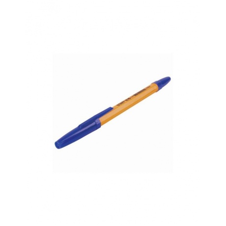 Ручка шариковая STAFF &quot;ORANGE C-51&quot;, СИНЯЯ, корпус оранжевый, узел 1 мм, линия письма 0,5 мм, 143332 (100 шт.) - фото 5