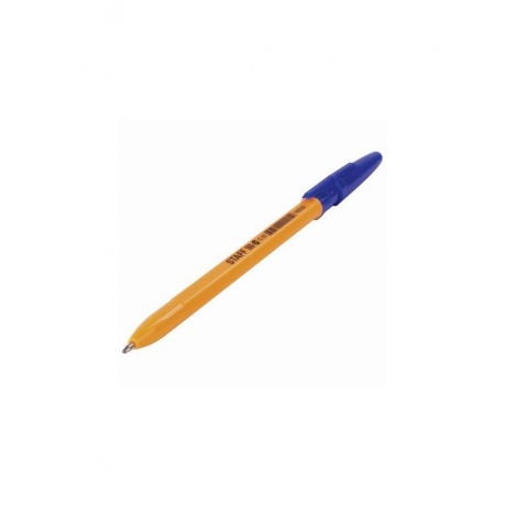 Ручка шариковая STAFF &quot;ORANGE C-51&quot;, СИНЯЯ, корпус оранжевый, узел 1 мм, линия письма 0,5 мм, 143332 (100 шт.) - фото 6