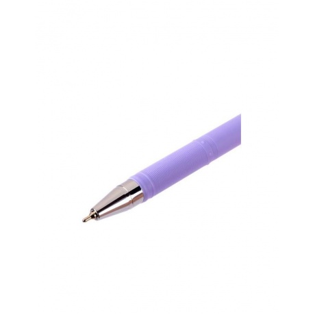 Ручка шариковая масляная BRAUBERG &quot;FRUITY Pastel&quot;, СИНЯЯ, soft-touch, узел 0,7 мм, линия письма 0,35 мм, 142958, OBP322 (24 шт.) - фото 8
