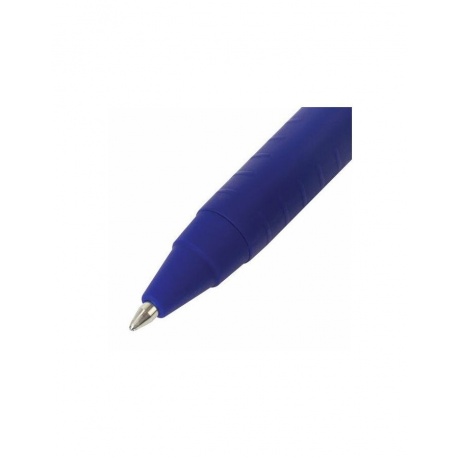 Ручка шариковая масляная автоматическая BRAUBERG &quot;Delta&quot;, СИНЯЯ, soft-touch, 0,7 мм, линия 0,5 мм, 143339, OBPR365 (24 шт.) - фото 3
