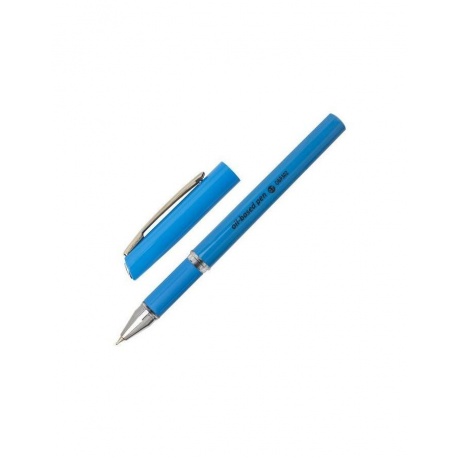 Ручка шариковая масляная с грипом BRAUBERG &quot;Roll&quot;, СИНЯЯ, корпус синий, узел 0,7 мм, линия письма 0,35 мм, 143005 (24 шт.) - фото 1