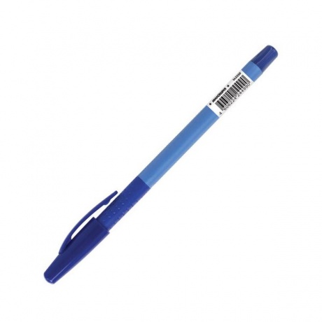 Ручка шариковая масляная с грипом Юнландия Антибактериальная (OBP385) синяя (24 шт. в уп-ке) - фото 2