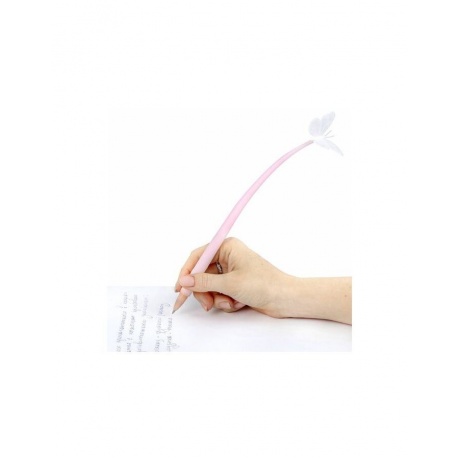 Ручка фигурная шариковая ЮНЛАНДИЯ Бабочка, мягкий силиконовый корпус, СИНЯЯ, пишущий узел 0,7 мм, 143795 - фото 8