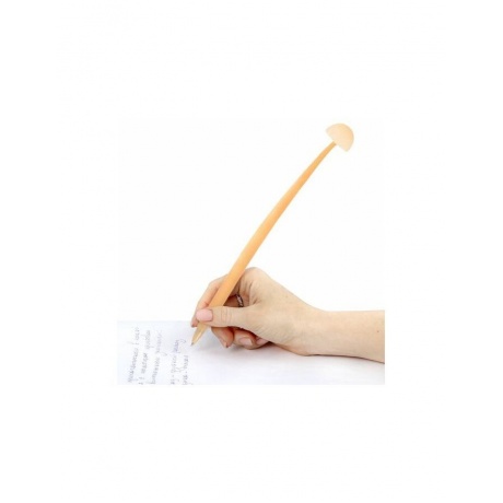 Ручка фигурная шариковая ЮНЛАНДИЯ Гриб, мягкий силиконовый корпус, СИНЯЯ, пишущий узел 0,7 мм, 143796 - фото 8