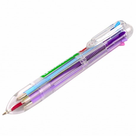 143938, (цена за 4 шт.) Ручка многоцветная шариковая автоматическая 8 ЦВЕТОВ, узел 0,7 мм, на блистере, BRAUBERG KIDS, 143938 - фото 5