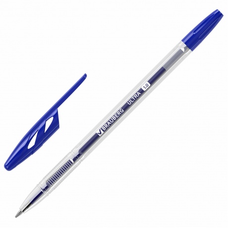 143569, (цена за 10 шт.) Ручки шариковые BRAUBERG &quot;ULTRA&quot;, НАБОР 4 штуки (2 синих, 1 черная, 1 красная), узел 1 мм, 143569 - фото 10