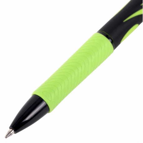 143932, (цена за 40 шт.) Ручка шариковая автоматическая BRAUBERG ULTRA-RT NEON, СИНЯЯ, 0,7 мм, линия 0,35 мм, 143932 - фото 3