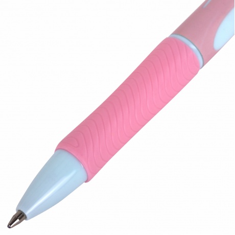 143933, (цена за 40 шт.) Ручка шариковая автоматическая BRAUBERG ULTRA-RT PASTEL, СИНЯЯ, 0,7 мм, линия 0,35 мм, 143933 - фото 3