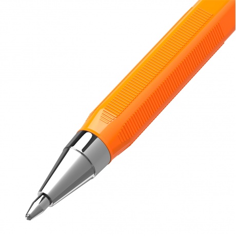 143448, (цена за 50 шт.) Ручка шариковая BRAUBERG &quot;M-500 ORANGE&quot;, СИНЯЯ, корпус оранжевый, узел 0,7 мм, линия письма 0,35 мм, 143448 - фото 4