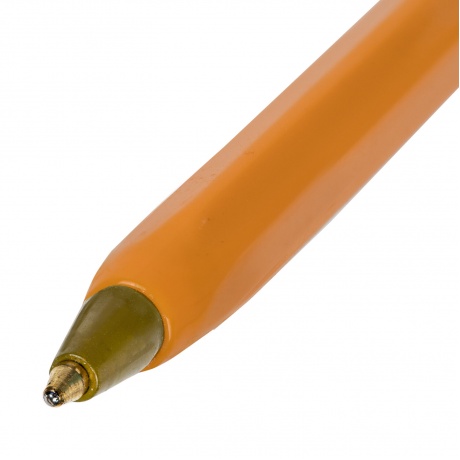 143740, (цена за 50 шт.) Ручка шариковая STAFF &quot;Basic Orange BP-01&quot;, письмо 750 метров, СИНЯЯ, длина корпуса 14 см, узел 1 мм, 143740 - фото 4