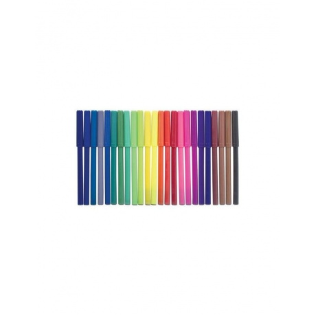 Фломастеры ПИФАГОР, 24 цвета, вентилируемый колпачок, 151092, (6 шт.) - фото 2