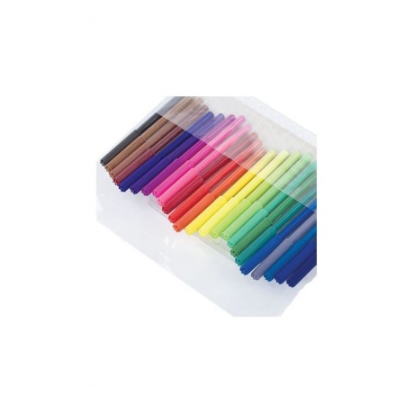 Фломастеры ПИФАГОР, 24 цвета, вентилируемый колпачок, 151092, (6 шт.) - фото 4