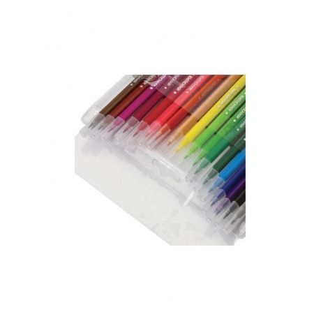 Фломастеры ЮНЛАНДИЯ 18 цветов, ЗООПАРК, трехгранные, смываемые, вентилируемый колпачок, 151426 - фото 4