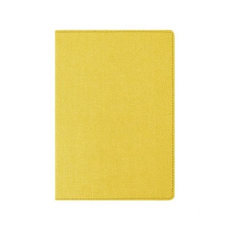 Бизнес-блокнот BRAUBERG Tweed, А5 148x213 мм, под ткань, линия, 128 л., желтый, 110967 - фото 7