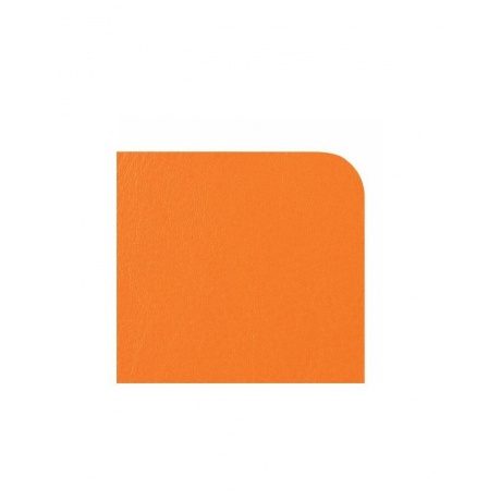 Блокнот А5 (148x218мм), BRAUBERG Metropolis Ultra, под кожу, резинка, 80л, оранжевый - фото 3