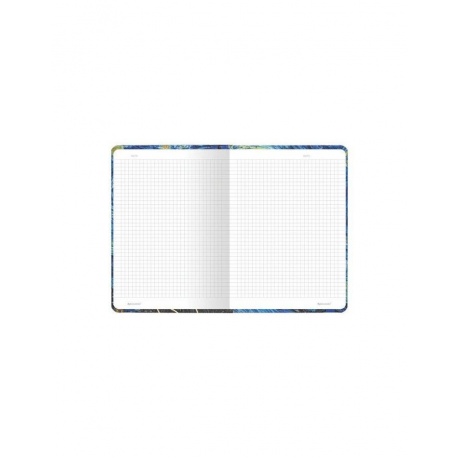 113728, Блокнот с резинкой в клетку 96 л., А5 (145х203 мм), твердая обложка с фольгой, BRAUBERG, Van Gogh, 113728 - фото 3