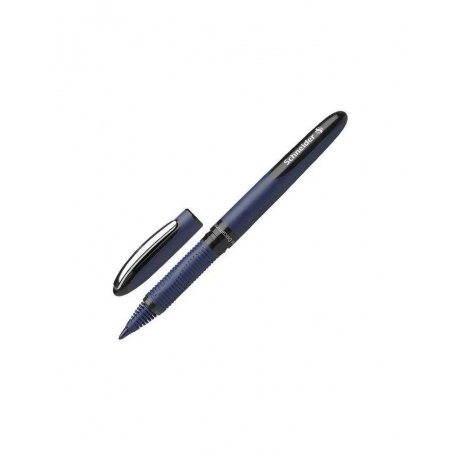 Ручка-роллер SCHNEIDER One Business, ЧЕРНАЯ, корпус темно-синий, узел 0,8 мм, линия письма 0,6 мм, 183001 - фото 1