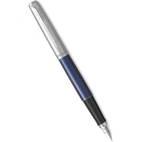 Ручка перьевая Parker Jotter Core F63 (2030950) Royal Blue CT M сталь нержавеющая подар.кор. - фото 1