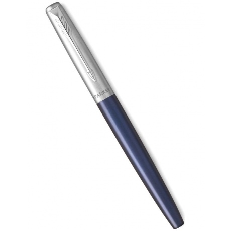Ручка перьевая Parker Jotter Core F63 (2030950) Royal Blue CT M сталь нержавеющая подар.кор. - фото 2