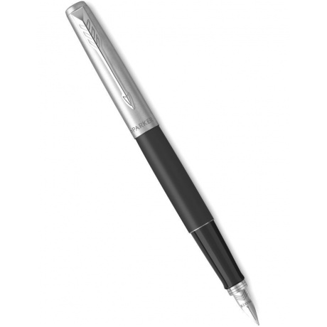 Ручка перьевая Parker Jotter Core F63 (2030947) Bond Street Black CT M сталь нержавеющая подар.кор. - фото 1