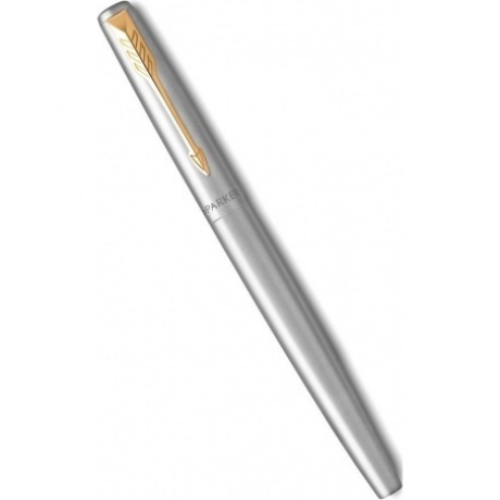 Ручка перьевая Parker Jotter Core (2030948) Stainless Steel GT M сталь нержавеющая подар.кор. - фото 2